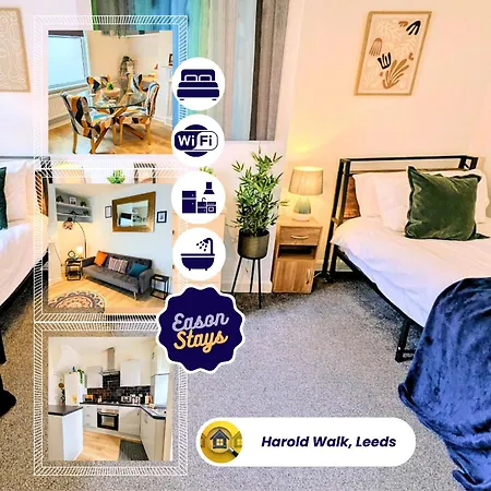 2br House By Eason Short Lets * Leeds (West Yorkshire)